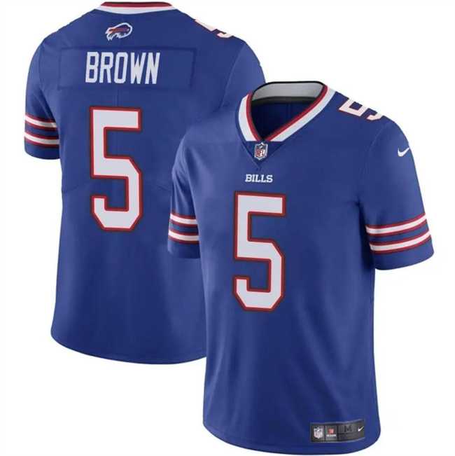 Men & Women & Youth Buffalo Bills #5 Anthony Brown Blue 2024 Vapor Untouchable Limited Football Stitched Jersey